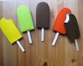 100% wool felt popsicle play food waldorf inspired