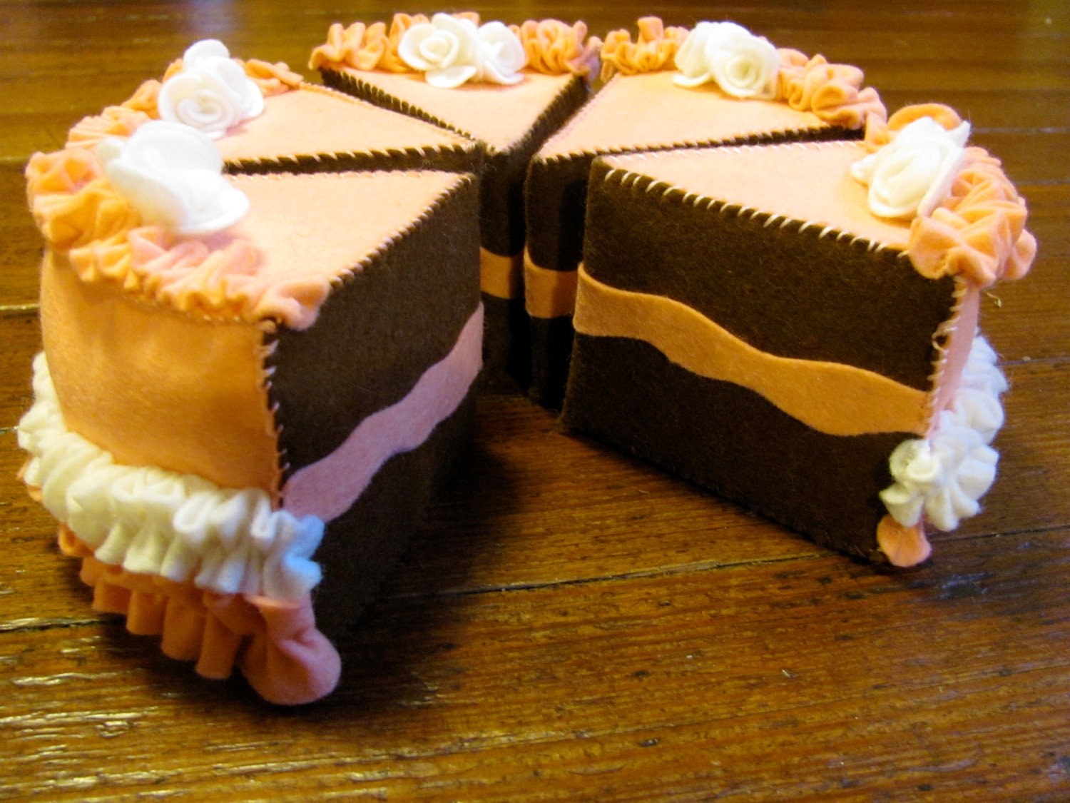 100% wool felt cake, waldorf inspired