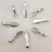 HOT SELLER - Antique Silver Plated Glue On Bail, Oxidized Metal Findings 25x8mm ( 10 Pieces ) Jewelry Making Components - KarPenaEnterprises