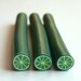 Polymer Clay Green Lemon Nail Fimo Cane (1 Piece ) ( 114 )