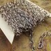 12ft SILVER PLATED, Nickel Color, Round Iron Cable Chain 5.75X4.4mm - Unsoldered - Necklace Making Findings - KarPenaEnterprises 1242