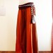 Design Cotton Pants Two Tone Dark Orange Fusion Brown Artist