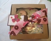 Single Tier Diaper Cake Gift Set - Baby Girl Lady Bug Theme by Baby Sweets