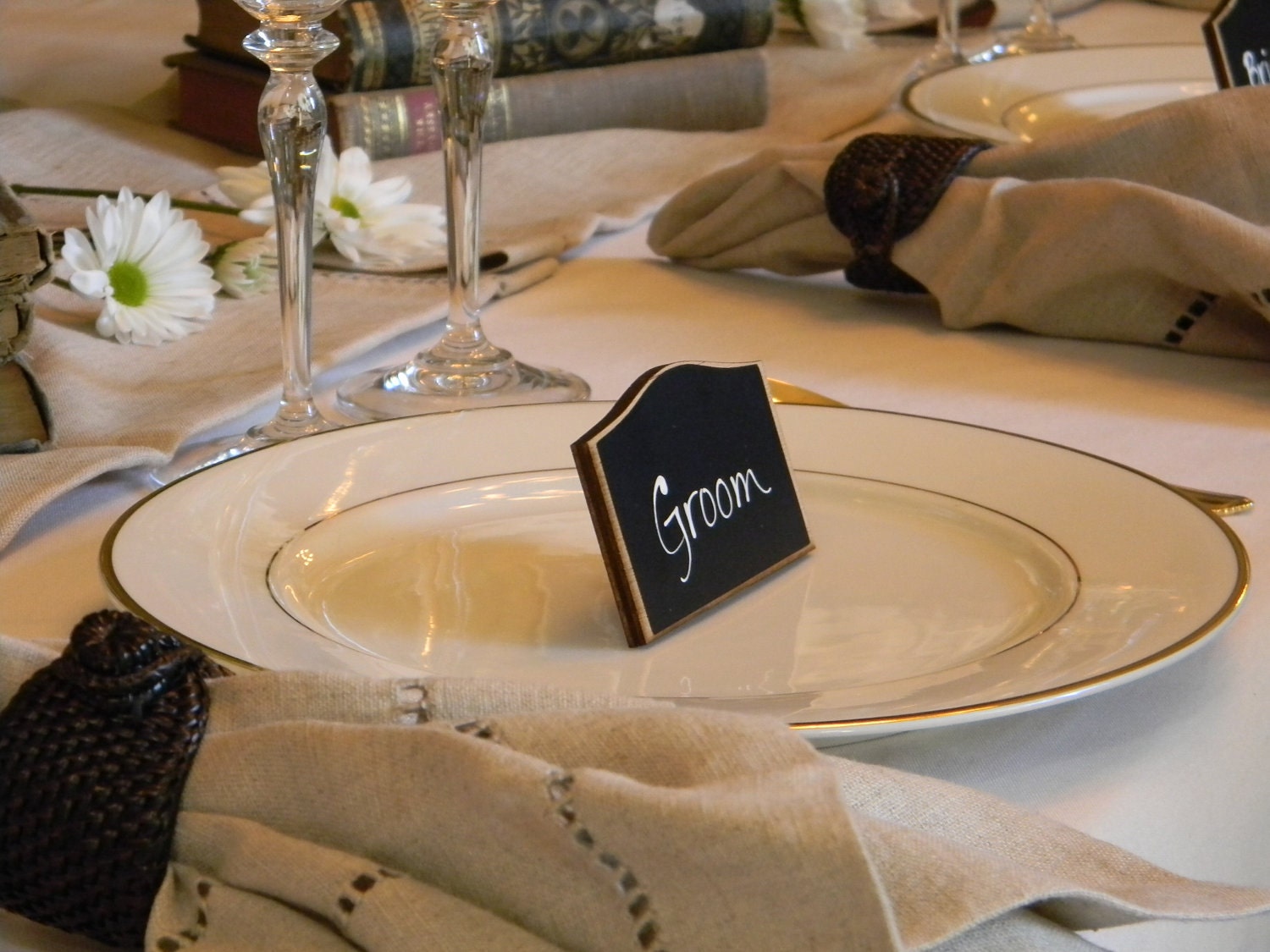 12 Fancy Wedding Chalkboard Table Frames EMBER Design by Let's Talk Chalk Elegant Place Settings Food Marker Chalkboards DIY table stand