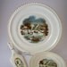 Currier & Ives Harkerware Dessert Set
