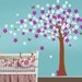 Kids wall decal wall stickers Cherry Blossom Tree baby nursery floral room decor pink girl wall decor wall art