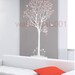 Nersury wall decals wall stickers -lovely tree with birds