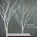 Tree Wall Decal wall sticker kids decal room decor nature wall decor wall art baby nursery-Winter Tree with Birds