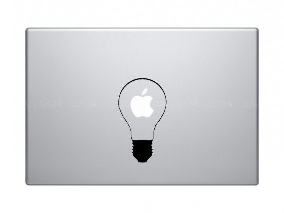 Decals Stickers Macbook Skin Art Vinyl For Apple Macbook Pro Air / iPad  Bulb J168