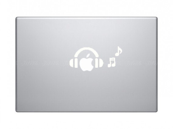 Music Decals For  Macbook Air/Pro 11" 13" 15" 17" Sticker Mac Skin Art Vinyl  iPad White J164