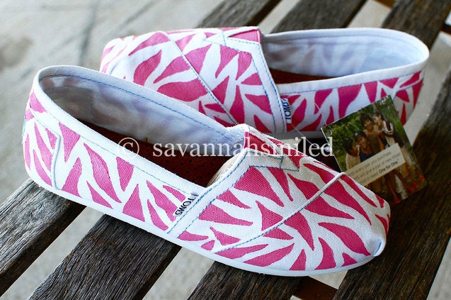 Zebra Painting for your TOMS Shoes
