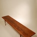 Mid Century Walnut Bench Coffee Table by Kipp Stewart for Drexel