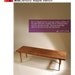 Vintage Midcentury Maple Bench