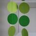 Paper Garland, Shades of Green, St. Patrick's Day Decoration,