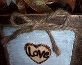 Rustic Wooden Love Letter box table top decoration for Wedding Reception/Favor Container