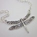 Silver Dragonfly Necklace