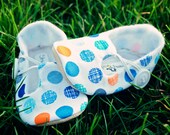 Organic Dots Baby Loafers