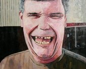 Custom Portrait Painting. Tommy. Oil on Canvas. 30" x 30". Painter.