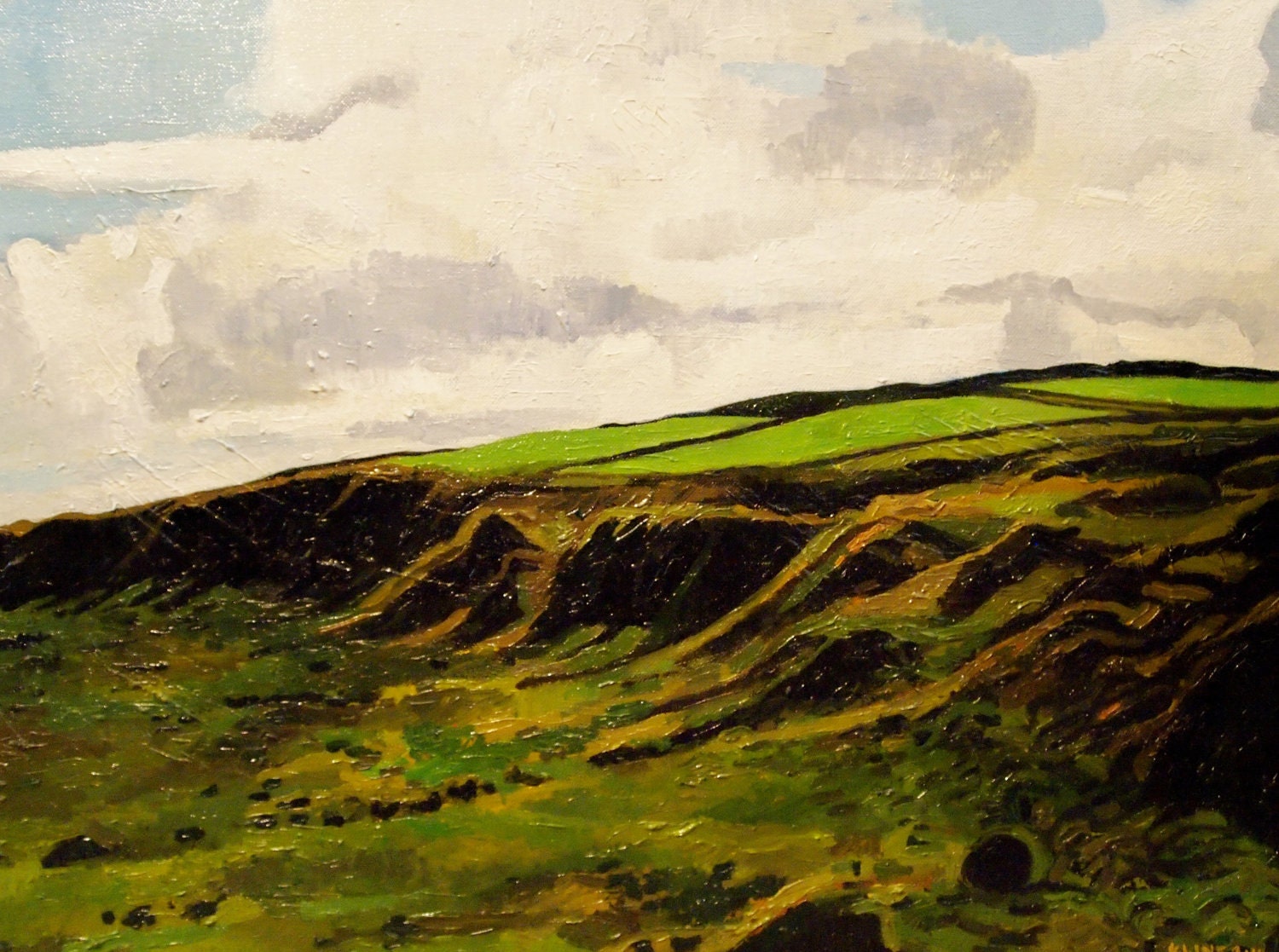 Ireland Landscape. Oil on Canvas. 18" x 24"