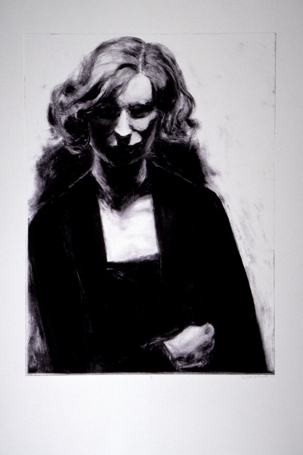 Figure Study Monoprint - Full Sheet Print by Nicole Marie Smith