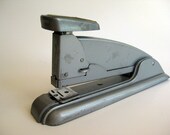 vintage stapler - swingline speed stapler 4 - industrial - metal - made in usa