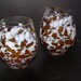 Handblown Stemless Wine Glasses - Set of 2