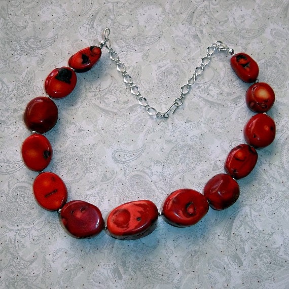 Bamboo Coral Necklace