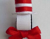 Cat in the Hat Hair-clip (Ribbon Sculpture)