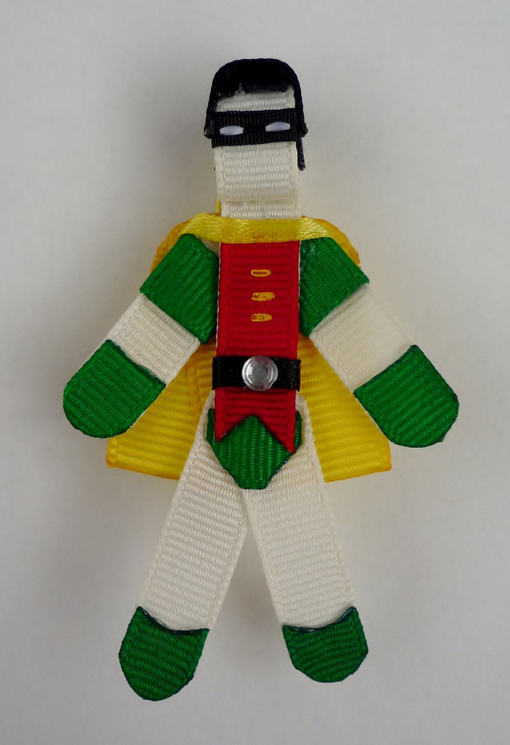 Batman and Robin Hair Clip Set (Hair Ribbon Sculpture)