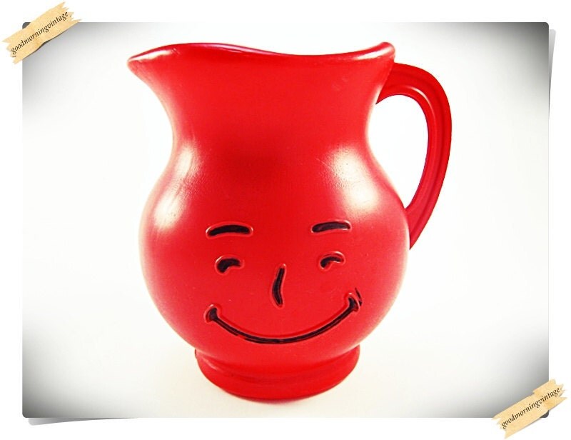1984 KoolAid Pitcher by GoodMorningVintage on Etsy