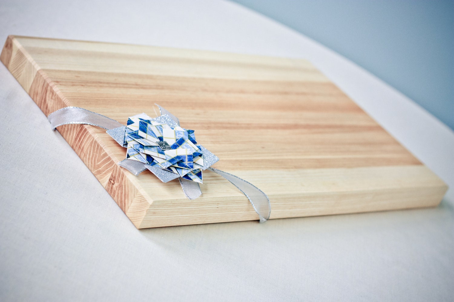 Large Long Grain, Ash Butcher Block Cutting Board