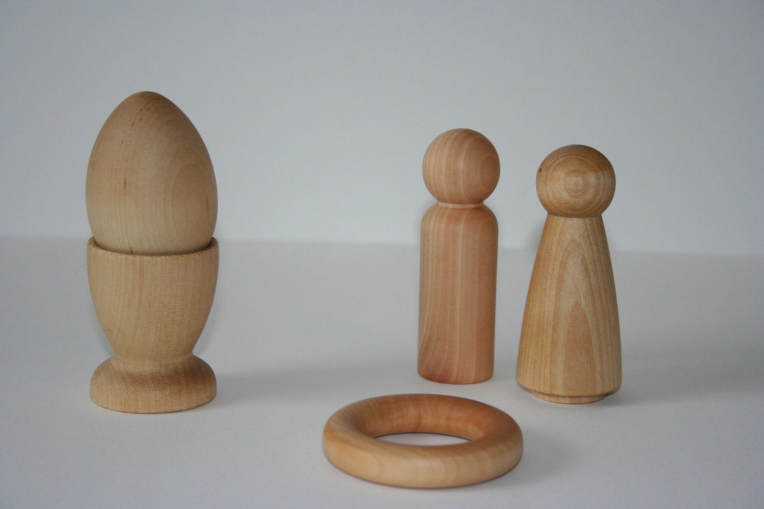 Egg and Cup, Teether Ring, Larger Little ones for 8 mos and up, Montessori infant learning toy for the first year