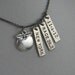 BIG APPLE New York City MARATHON Necklace - Choose your Date or Year - Race 26.2 New York City Marathon Necklace