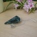 Green Moss Agate Faceted Pendulum