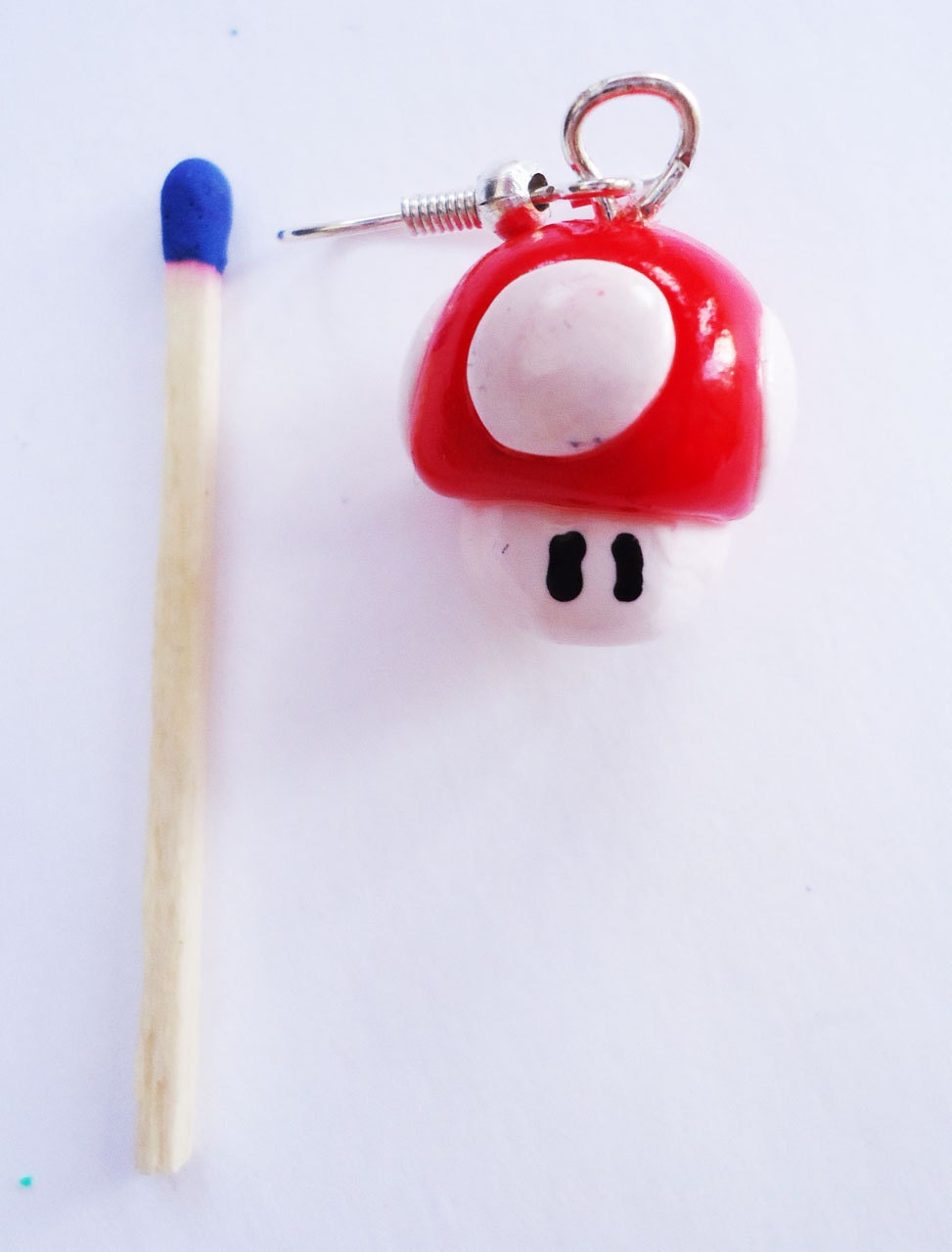 Earrings - Mario Mushrooms