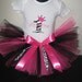 Princess Zebra Personalized Birthday Tutu set