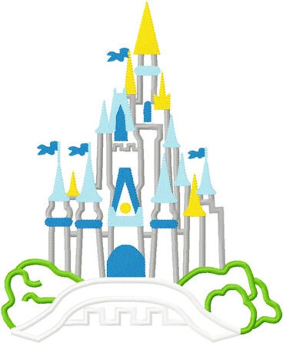 Disney cinderella princess castle by BowsAndClothesDesign on Etsy