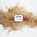 Curly Ostrich Tan 12 inches