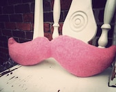 Moustache pillow / cushion  in pink - other colours available