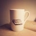 Hand drawn mug 'I like big books and I cannot lie'