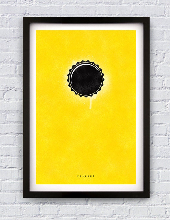 Fallout inspired print 11X17"