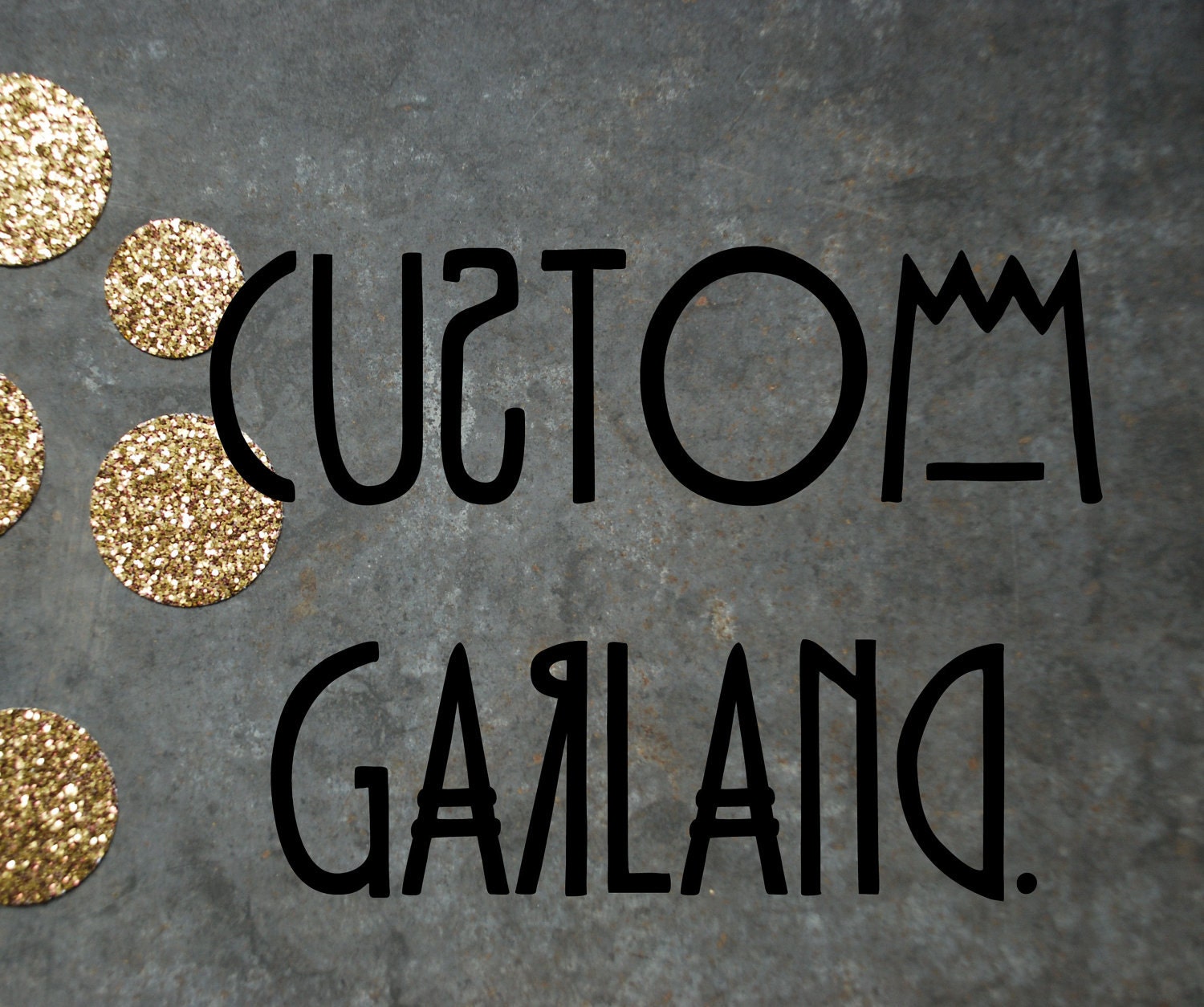 25' Paper & Thread Garland: Custom Order