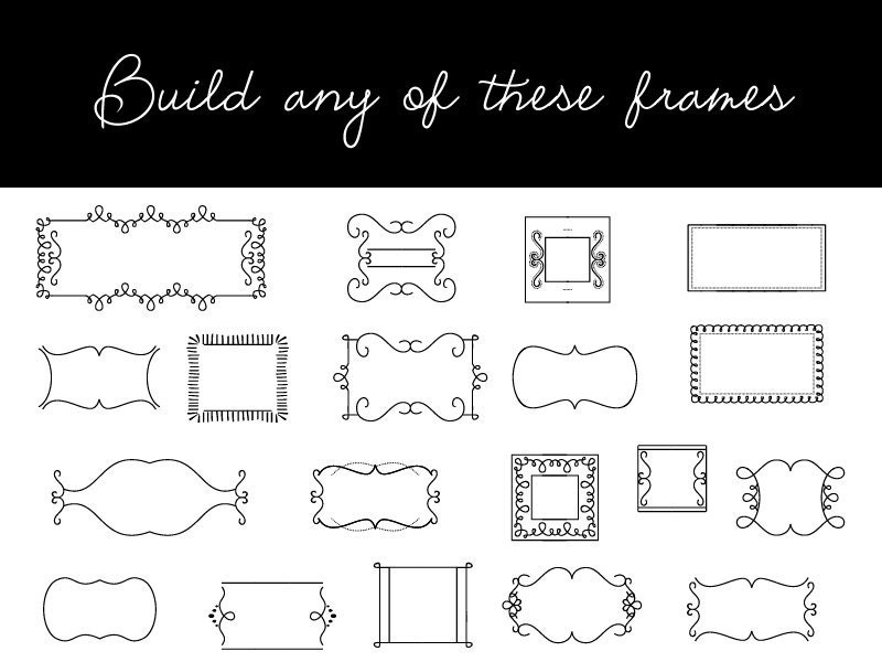 Emily Lime Font -  Frame Builder Version