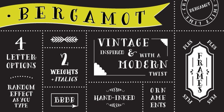 Bergamot Font Family