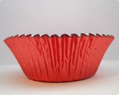 45 Red Foil Cupcake Liners Retro Red Baking Cups Il_170x135