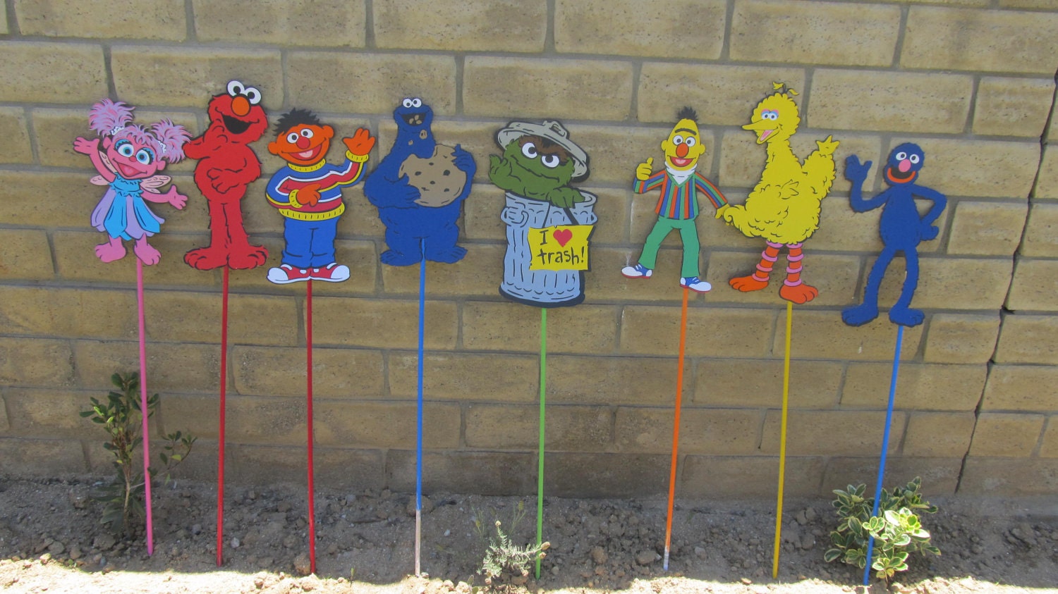 Sesame Street Party Yard Sign