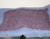 Baby Blanket - Mauve Antarctica - Hand Knitted by Stephanie Briggs