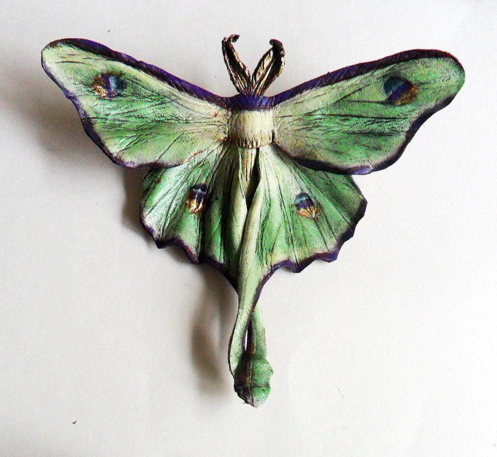 Reserved for ChristinaKT - Luna Moth Pin