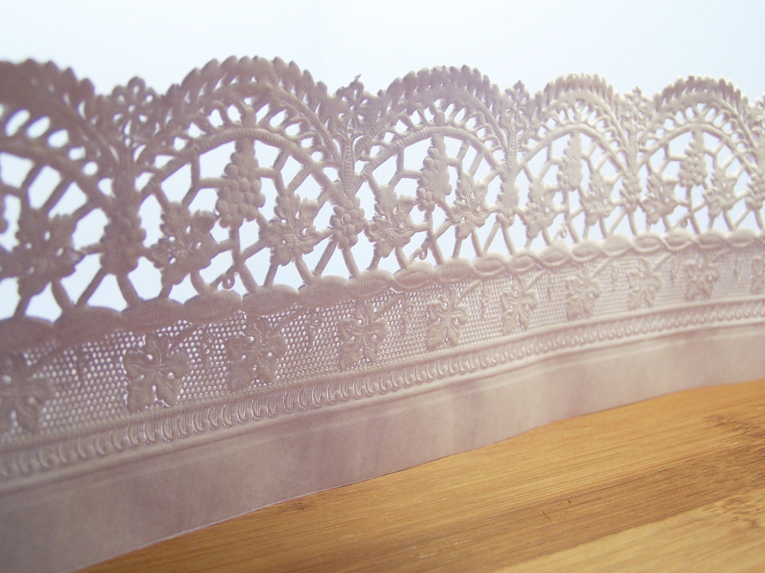 Paper Doilies Lace Strips for Gift Wrapping, Decoration, Scrapbooking- 5( 3" x 40")