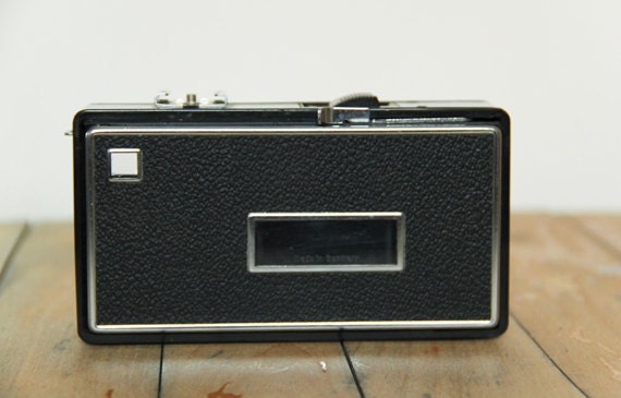 Vintage Camera Zeiss Ikon Ikomatic Black Silver 1960s